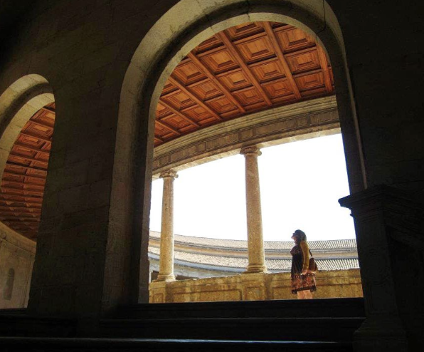 A Triangle Under a Spotlight Sun